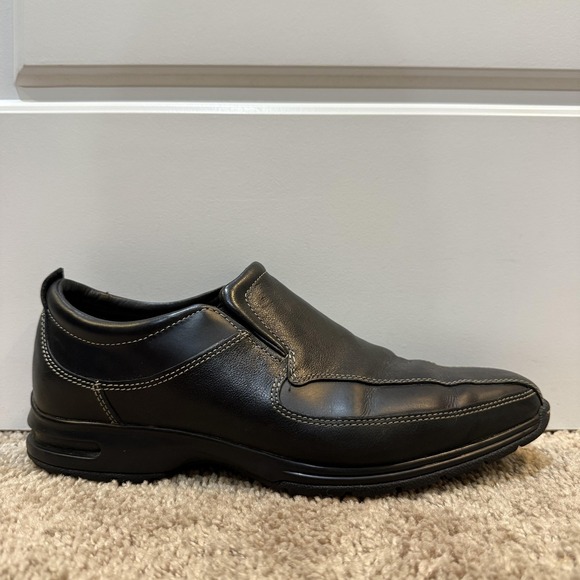 Cole Haan Slip-On Shoes Mens Size 8.5 W Black Leather Comfort Loafers - Picture 1 of 9